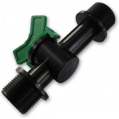 Мінікран редукціонний із зовнішніми разьбами 1/2" и 3/4" (25 шт.) SWZ10-1234L (Bradas)