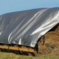 Тент тарпаулиновый 70 гр/м2 серый (Agreen)