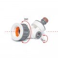 Адаптер регулируемый WHITE LINE РО 1" редукция на 3/4", (10 шт.) WL-2194 (Bradas)