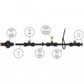 Садова підвісна система туманоутворення BLACK LINE 7,5 м, ECO-Z1007 (Bradas)