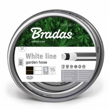Шланг для поливу WHITE LINE Новий дизайн 5/8 дюйм. (Bradas)